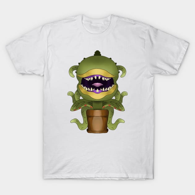 Audrey 2 T-Shirt by lizajambalaya